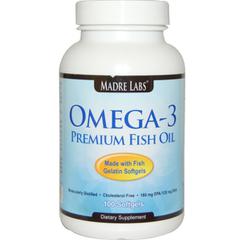 фото Madre Labs, Omega-3 Premium Fish Oil