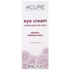 Acure Organics, Eye Cream, Chlorella + Edelweiss Extract