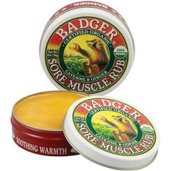 Badger Company, Sore Muscle Rub, Cayenne & Ginger