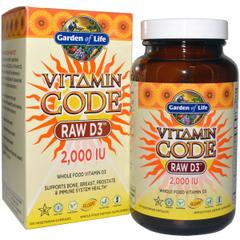 Garden of Life, Vitamin Code, Витамин D3