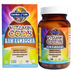Garden of Life, Vitamin Code, RAW Kombucha