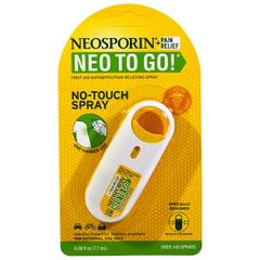 фото Neosporin, + Pain Relief, Neo To Go!, First Aid Antiseptic/Pain Relieving Spray