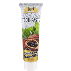 The Dirt, MCT Oil Toothpaste, Decadent Cacao Mint