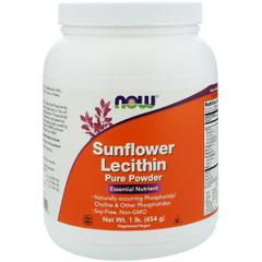 Now Foods, Sunflower Lecithin, Pure Powder