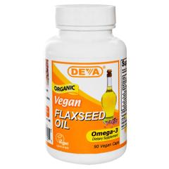 Deva, Vegan, Flaxseed Oil, Omega-3