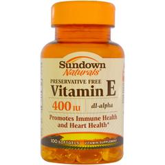 Sundown Naturals, Vitamin E