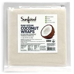 Sunfood, Raw Organic, Coconut Wraps