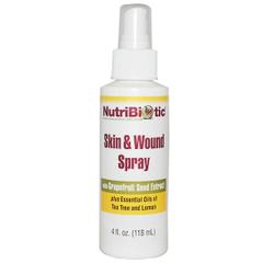 NutriBiotic, Skin & Wound Spray with Grapefruit Seed Extract