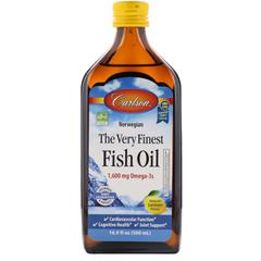 фото Carlson Labs, Norwegian, The Very Finest Fish Oil